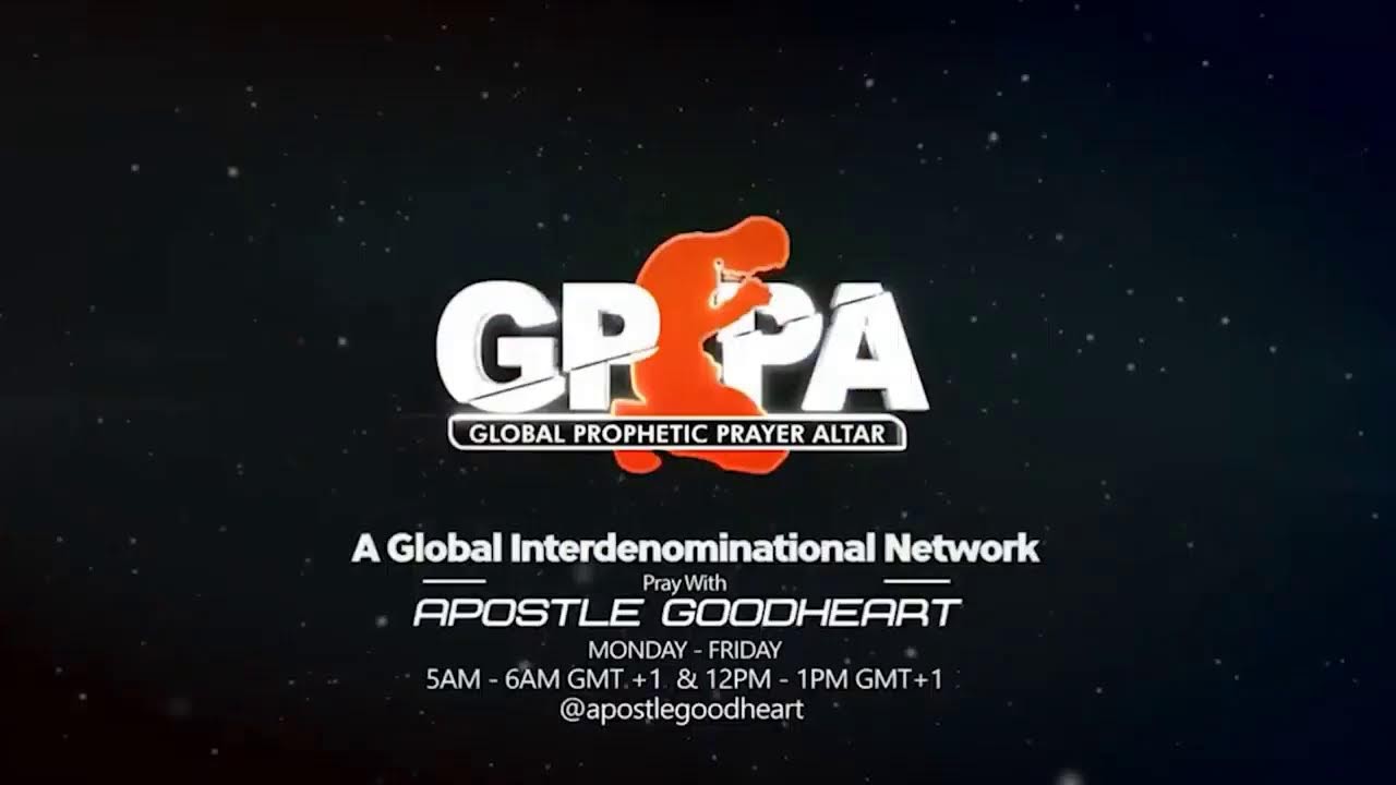 GLOBAL PROPHETIC PRAYER ALTAR ||GPPA|| LIVE AUDIO STREAM| FRIDAY 20TH ...