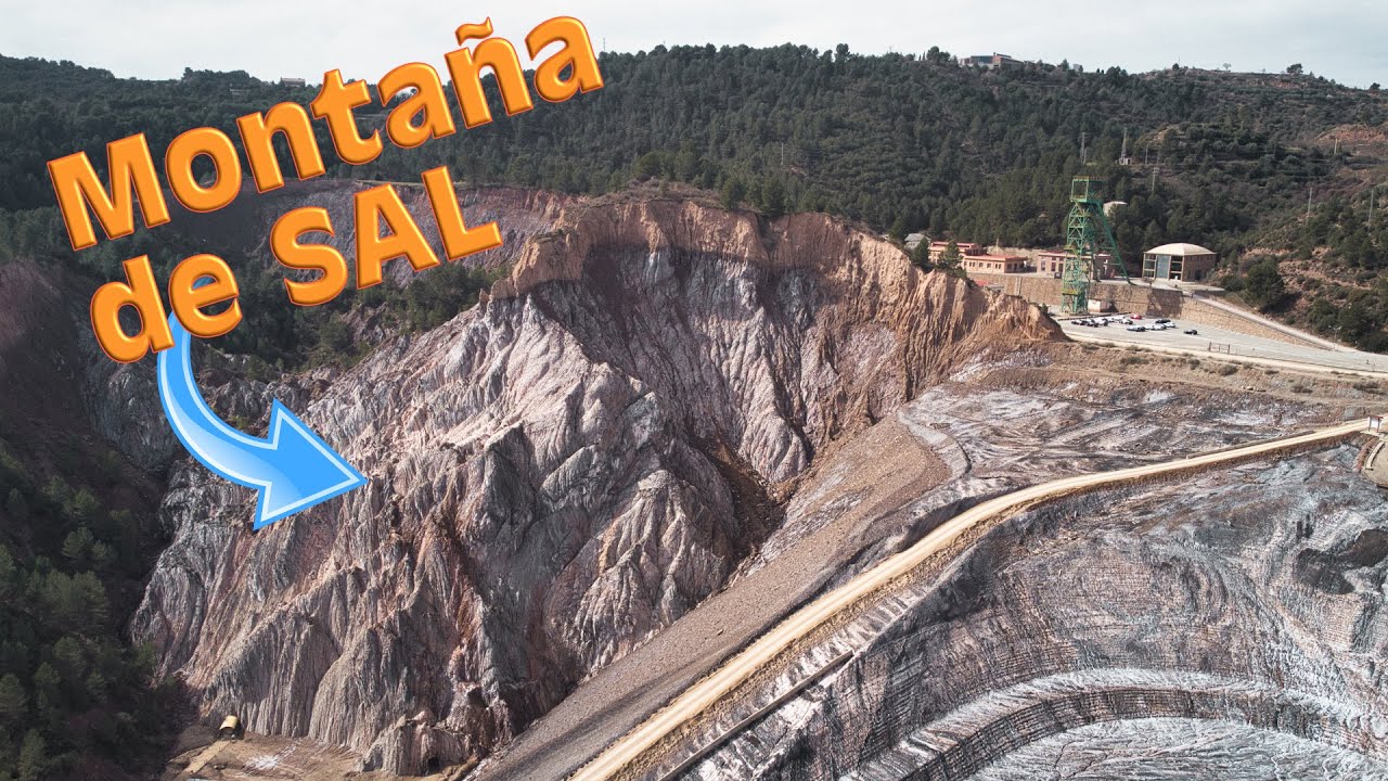 👷MINAS de SAL de Cardona. Cómo se formó el diapiro e historia