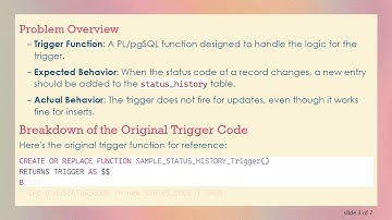 Troubleshooting Your Postgres after insert or update Trigger: Common Issues and Solutions