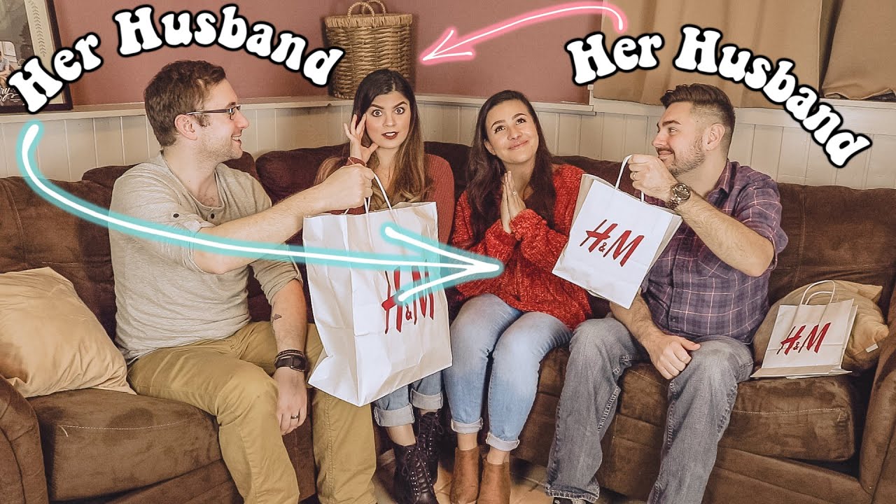 Best friends buy each others WIVES outfits! *this gets weird*  Husband Swap shopping challenge