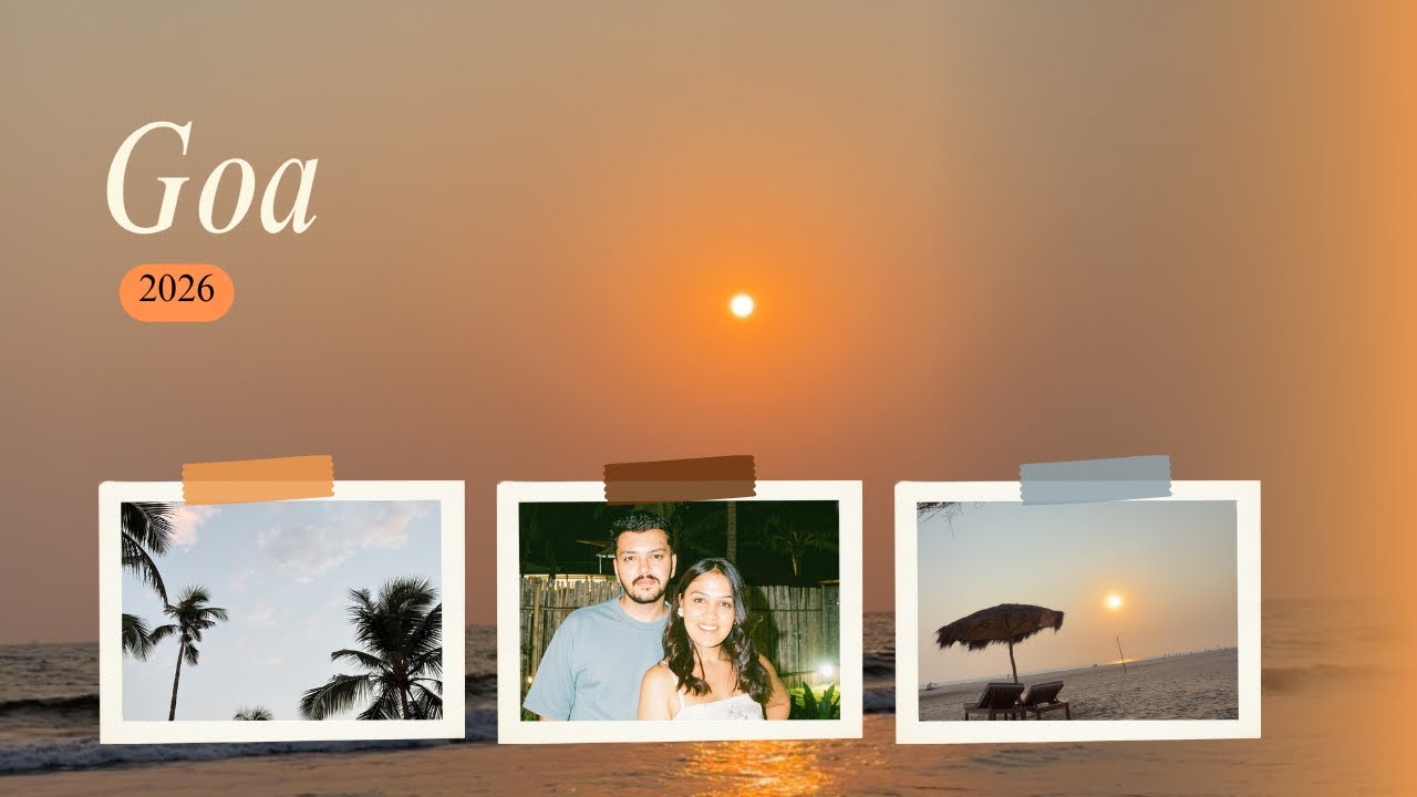 Goa 2026 Travel Vlog | best beaches, cafes, resorts and hidden gems