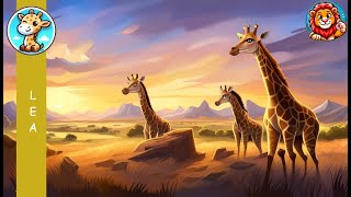 La grande aventure de Léa la Girafe pour Sauver la Savane | Conte pour enfants