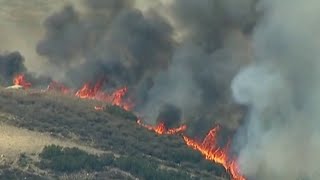 Crash sparks 104-acre brush fire that forced evacuations near SR-78 in Ramona | NBC 7 San Diego