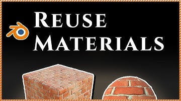 { How to APPLY the SAME MATERIAL to MULTIPLE OBJECTS in Blender }
