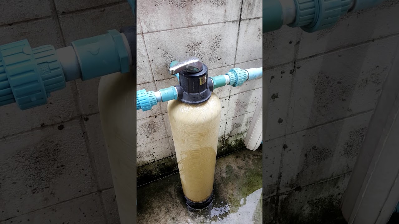 วิธีล้างฟื้นฟูสารกรองถังกรองน้ำใช้ก่อนเข้าบ้าน.