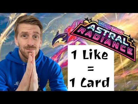Opening Pokemon Cards, But Every Like on This Video Equals 1 Astral Radiance Card I Give Away!