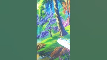 Vẽ tranh 3D phong cảnh tại Cao Thượng, Bắc Giang