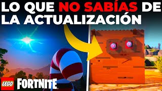 Nuevo FARMEO rápido de SABLES DE LUZ, trucos y CURIOSIDADES de la actualización de Lego Fortnite