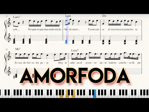 "amorfoda"---partitura-(sheet-music)-+-piano-tutorial---bad-bunny-|-george-vidal