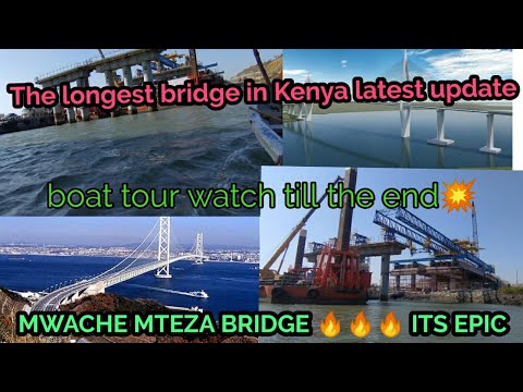 THE LONGEST BRIDGE IN KENYA MWACHE--MTEZA BRIDGE TOUR #bridges #mombasa ...