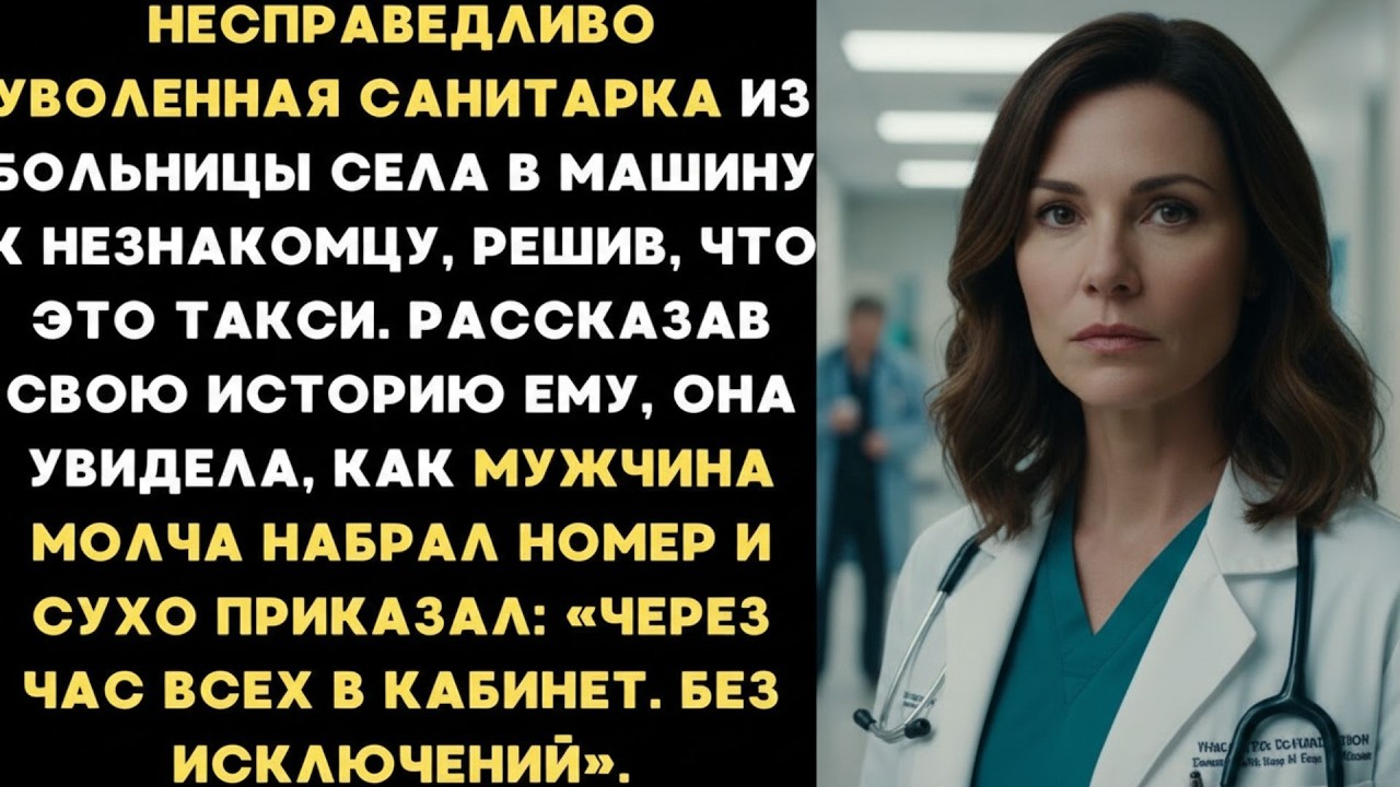 Санитарка села в машину к незнакомцу решив что это такси  Рассказав историю, замерла, когда мужчи