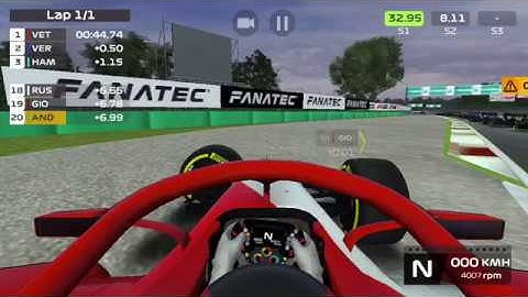 Monza Crash - F1 Mobile Racing