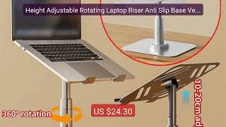 Height Adjustable Rotating Laptop Riser Anti Slip Base Ventilated D... — Top Rated 2026 | Buy Now!