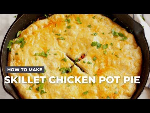 Easy Skillet Chicken Pot Pie Recipe