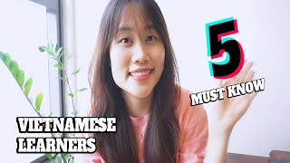5 PHRASES YOU MUST KNOW when you are LEARNING VIETNAMESE | HOW TO SAY ANYTHING in VIETNAMESE | YVT
