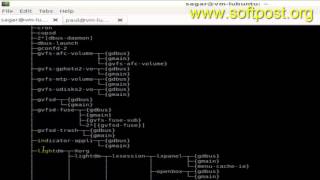 How to display process tree in CentOS screenshot 2
