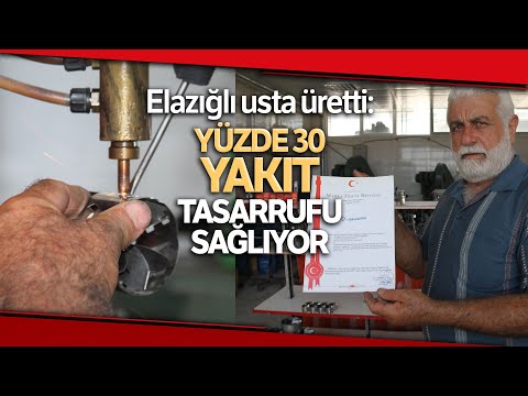 Elazığlı Sanayi Ustası Yakıt Tasarrufu Sağlayan Cihaz Üretti