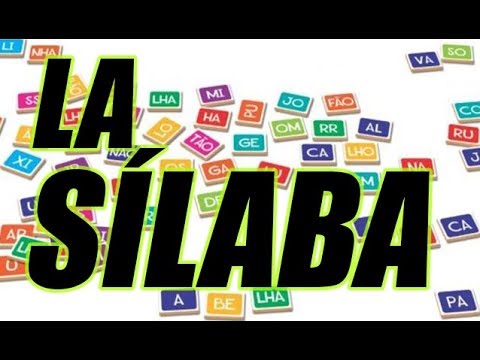 Video: ¿Qué son las sílabas con ejemplos?
