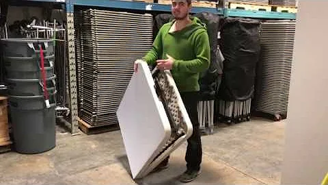 6 Foot Folding Table - How To Setup