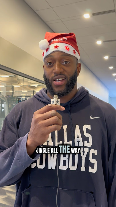 the ‘Boys belted out some Christmas carols 🎄🎶 #DallasCowboys #NFL #Christmas #carol #sing #shorts