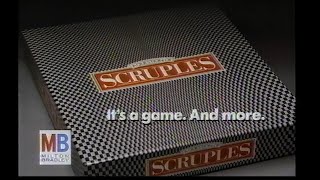 A Question of Scruples Board Game by Milton Bradley Vintage TV Commercial 1987 Blind Date