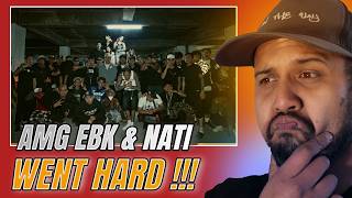 BLEND OF OLD SCHOOL AND NEW !! AMG EBK ft. NATI - Many Men #rap #reaction