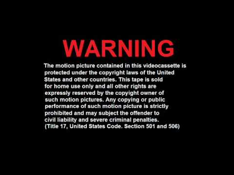 My Own Universal FBI Warnings (DVD Version) - YouTube