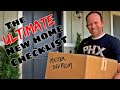 The ULTIMATE New Home Checklist - What to do BEFORE you close on your house - The Move-in checklist.