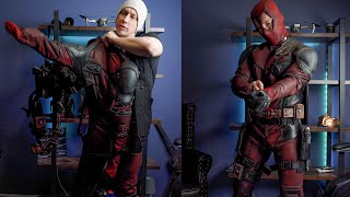 Deadpool SUIT UP! - Putting on a real Deadpool Movie Suit!