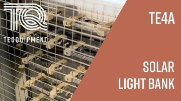 Solar Light Bank (TE4A) - Alternative Energy – TecQuipment
