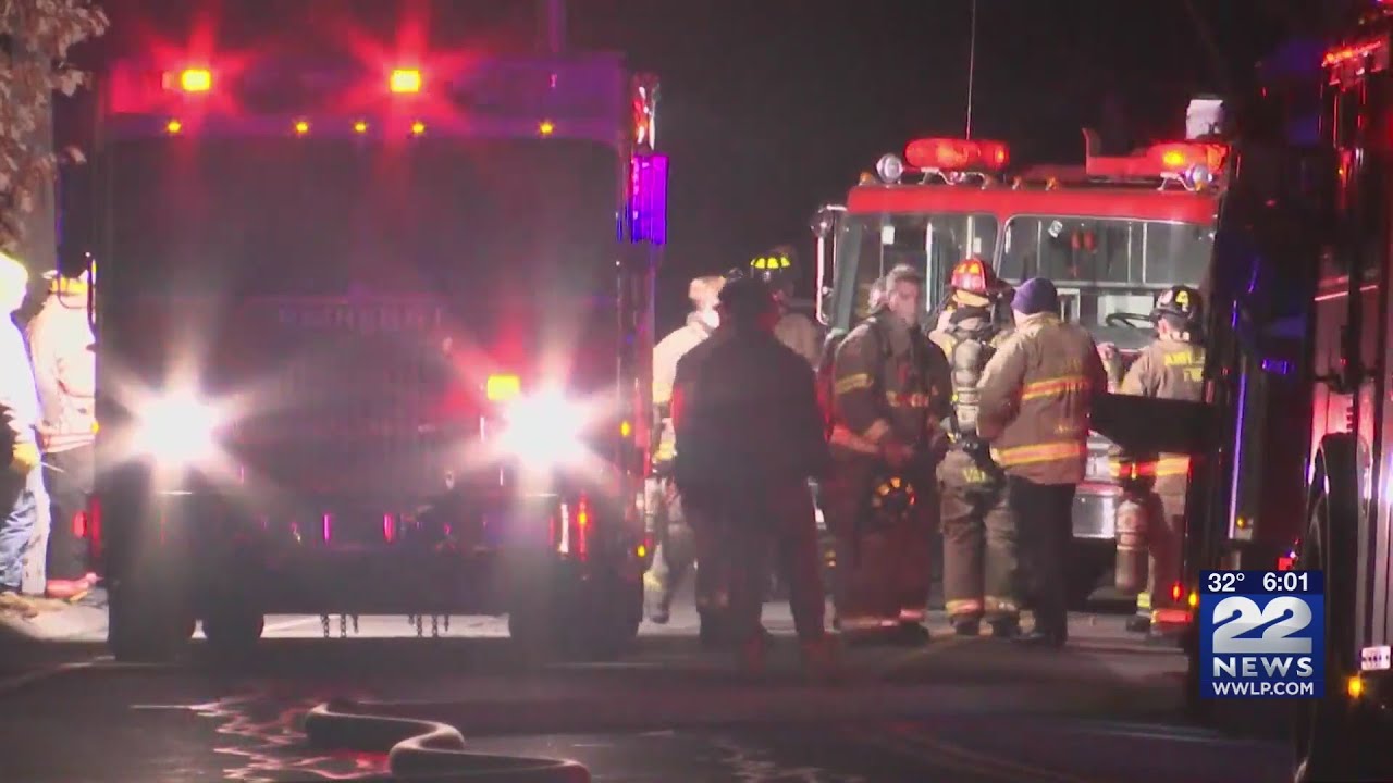 2 Alarm house fire in Amherst YouTube