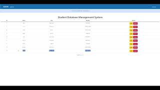 CS50 Final Project 2023 - A CRUD Web Application For Student Database Management System