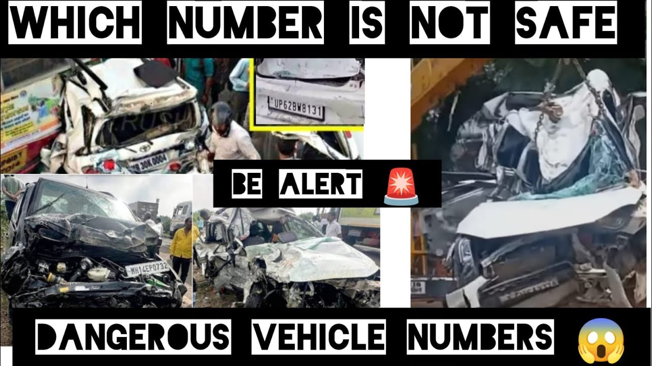 Dangerous Vehicle Numbers 😱 Be alert 🚨 if you know that watch till end 🔚