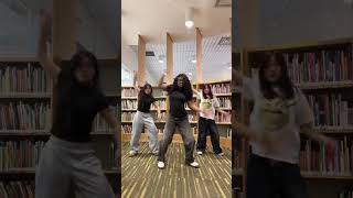 in the library w/@ivy n @xsheryii #dance #milkshake #fyp #viral #trend