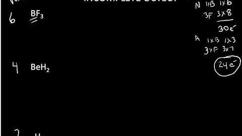 Lewis Structure Incomplete Octet