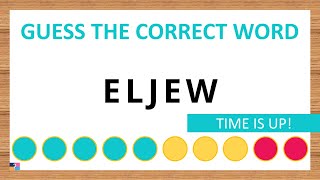 [Scrambled Word Game] Can You Unscramble These Words? 5 Letters screenshot 3