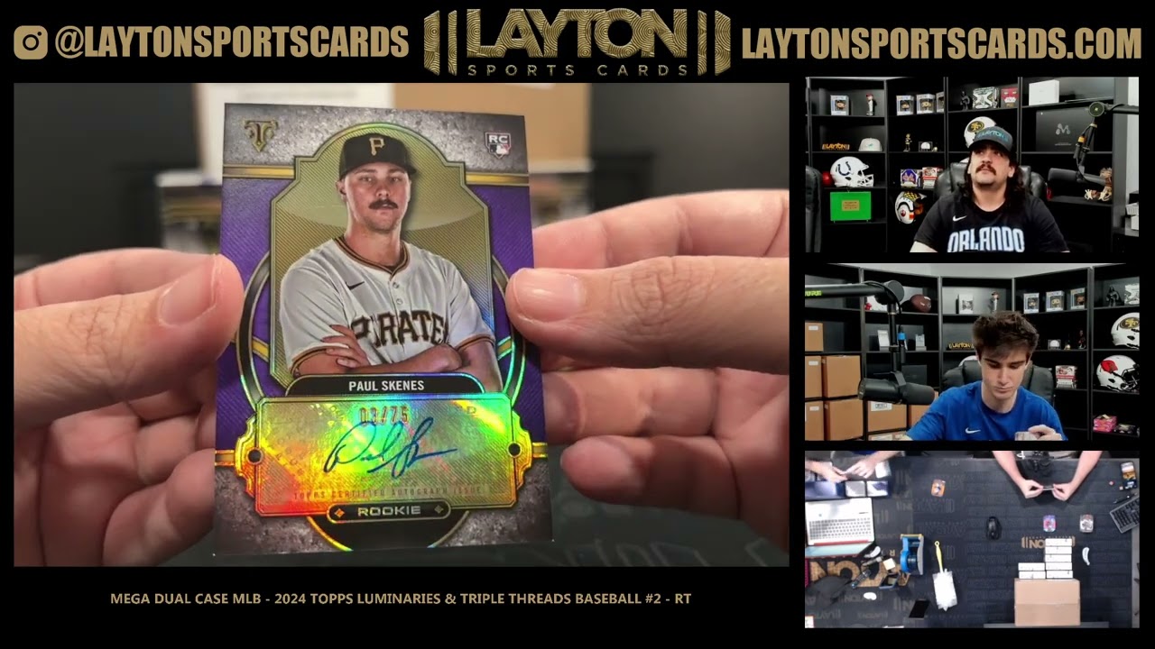 Mega Dual Case MLB 2024 Topps Luminaries & Triple Threads Baseball 