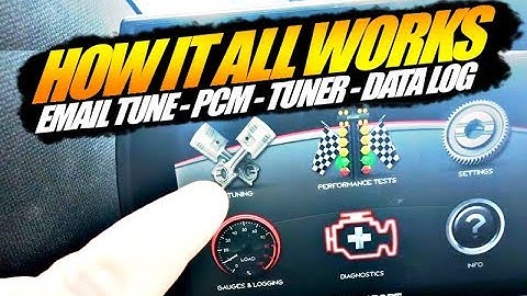 PCM, Tuner, Email Tune, Data Logging EXPLAINED