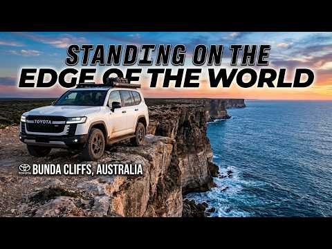 standing on the edge of the world