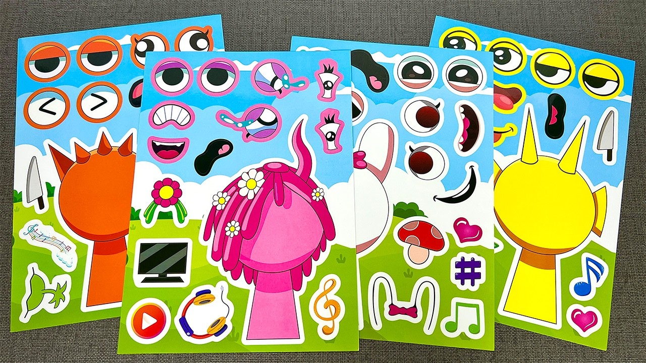 [🕸️Paper diy🕸️] Incredibox Sprunki Love & Horror Compilation 😈💕 Satisfying ASMR