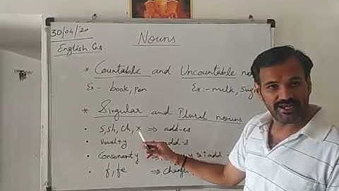 COUNTABLE NOUN & UNCOUNTABLE NOUN : Kadi Sarva Vishwavidyalaya