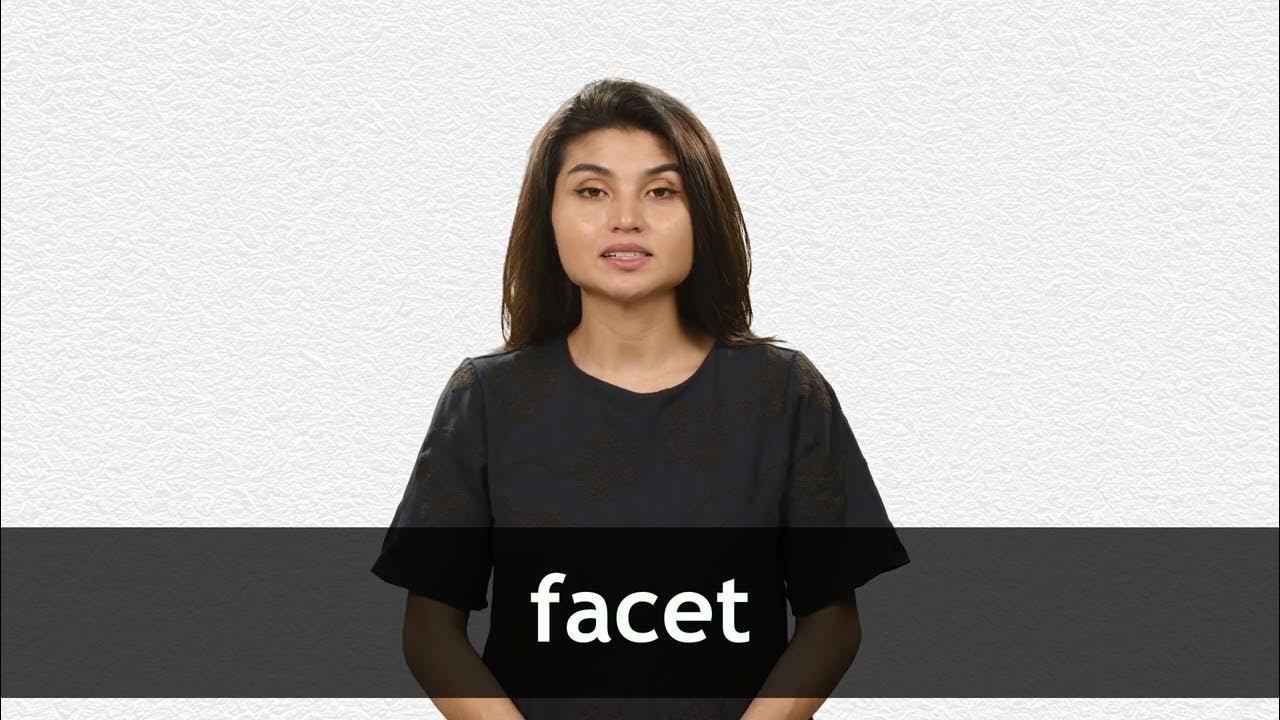 How to pronounce FACET in American English YouTube