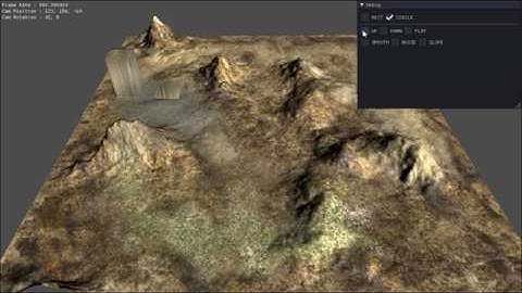 DirectX 3D Terrain Brush Editor