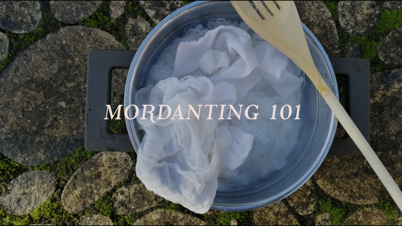 How To Mordant Cotton