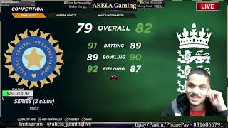 🛑FINAL🛑INDIA vs ENGLAND🛑IND vs ENG🛑CRICKET 19 GAMEPLAY🛑LIVE MATCH STREAMING