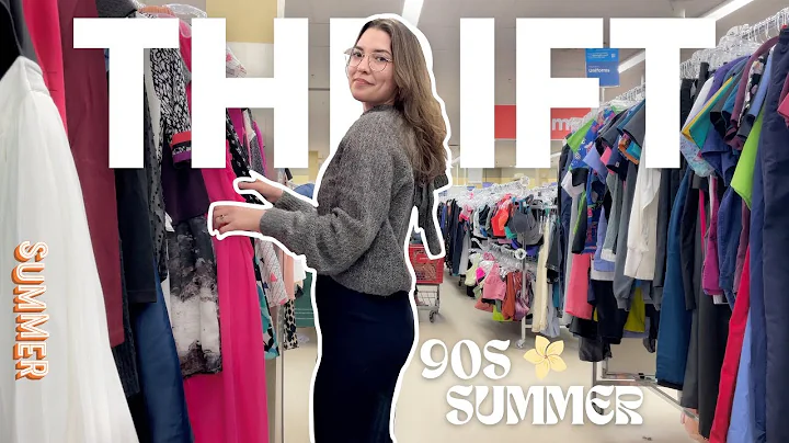 I Tried Dressing Like a 90s Supermodel from Thrift Store Finds 👖✨ | Vintage Summer Try-On Haul