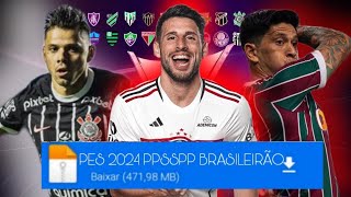 Novo PES 2023 PPSSPP BRASILEIRÃO