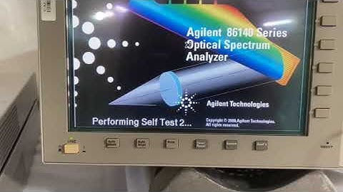 Agilent 86142 B Optical Spectrum Analyzer (A# 65344)