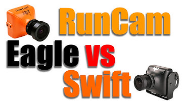 RunCam Eagle vs RunCam Swift // Latency // Bright Sunlight // Sunset // OSD