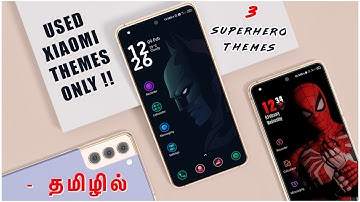 3 Superhero home screen setup for Xiaomi, Redmi, Poco devices| Miui Theme customization